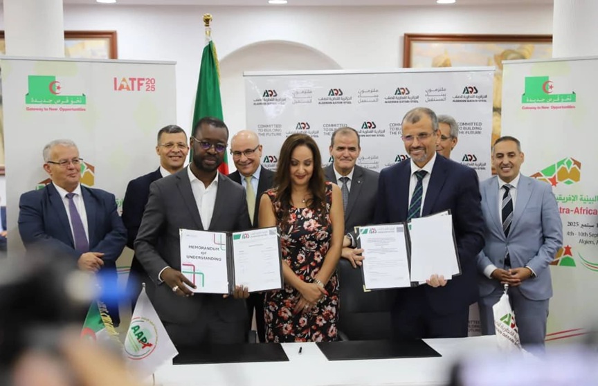 الجزائرية القطرية للصلب تُوسع حضورها في إفريقيا بتوقيع اتفاقيات تفوق 1.6 مليار دولار خلال IATF 2025