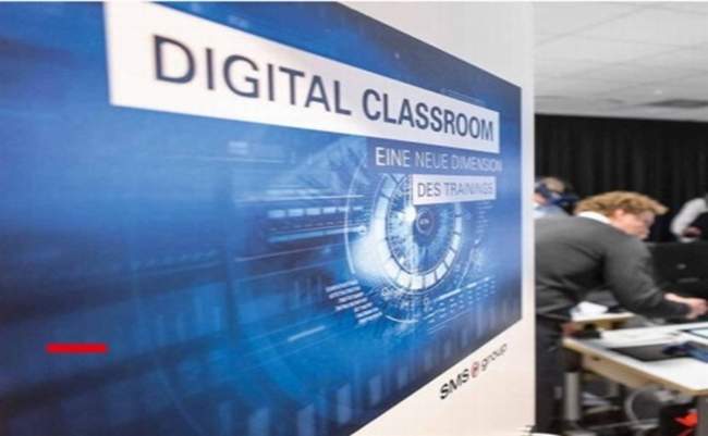 SMS Company succeeds in experimenting with the Digital Classroom during the first year
