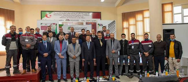 Algerian Qatari Steel Company celebrates obtaining the ISO 9001 certificate and registering a record without any accident