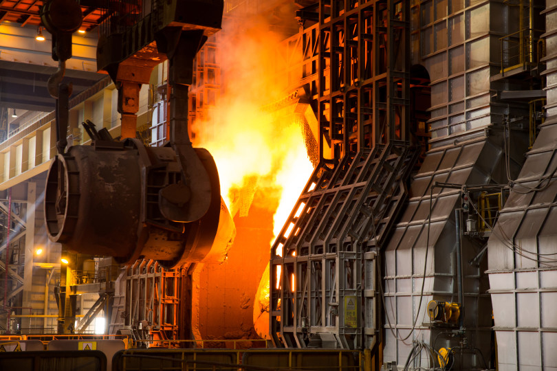 World crude steel production in October 2022