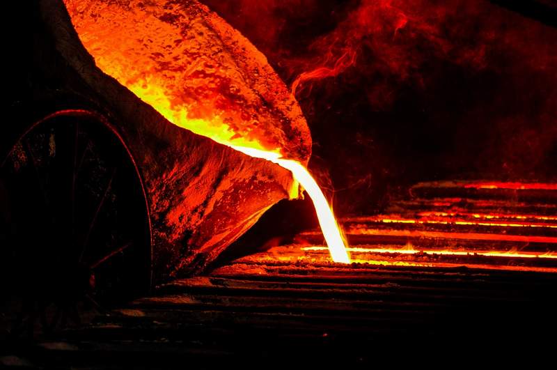 World crude steel production declined by 6.5% during August 2024