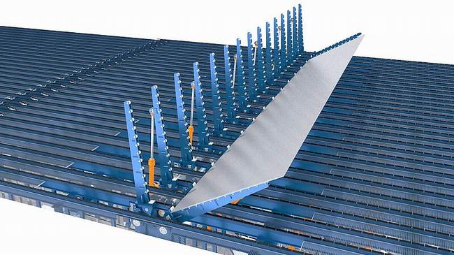 New Device and low-noise operation in plate turning from SMS group