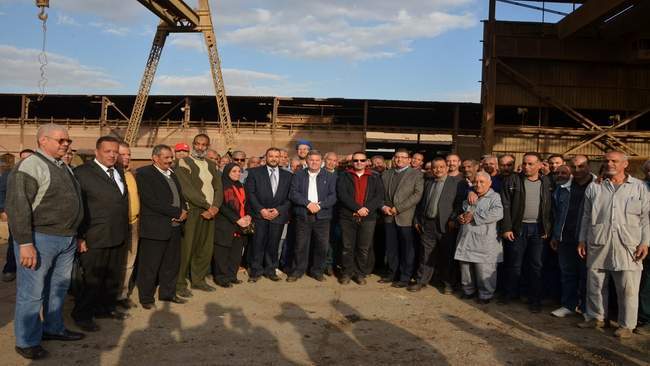The Minister of Business Sector directs the development of “Al-Nasr Pipes”, “Forgings” and “Metalco” companies.