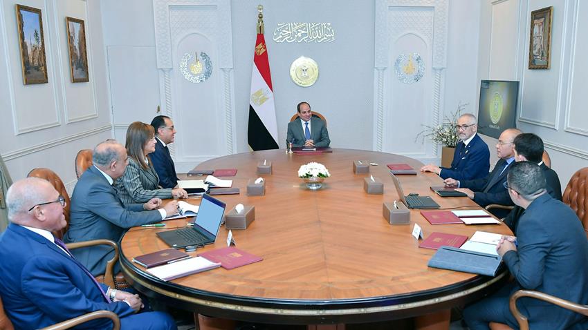 President Abdel Fattah El-Sisi received the Chairperson of the Board of Directors of the Italian Company “Danieli”