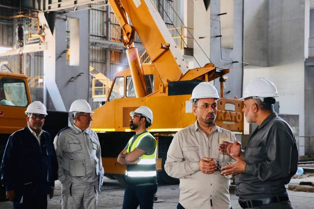 Iraq: General Company for Iron and Steel announces the installation work commencement of the steel plant equipment