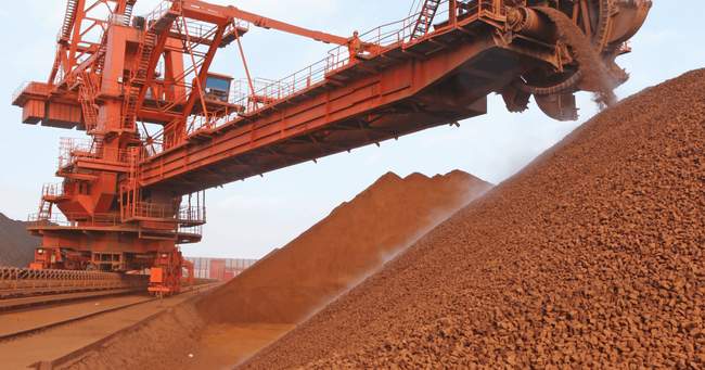 Iron ore rises on high demand