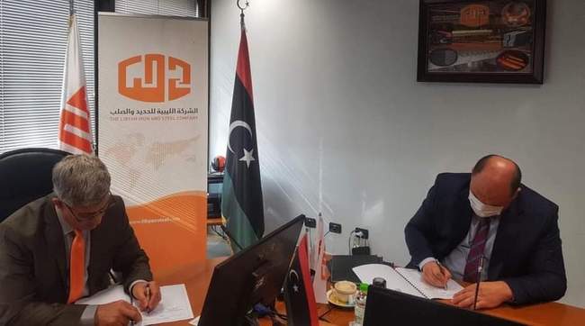 Libyan Iron and Steel Company signs a contract with Petro Gas for Oil Services