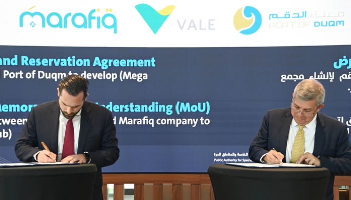 Oman: Vale signs an agreement to establish an integrated green steel industrial complex in Duqm