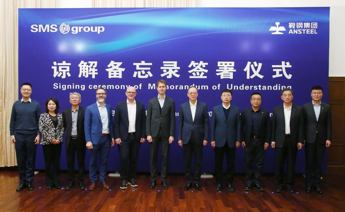 SMS group and Ansteel Group Sign MoU to Advance Green Steel Technologies and Decarbonization Initiatives