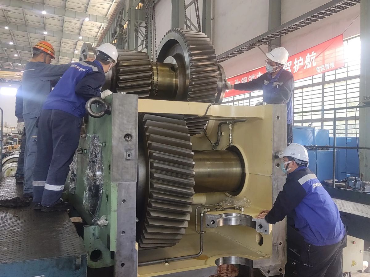 Baosteel upgrades gearbox on SMS group hot strip mill