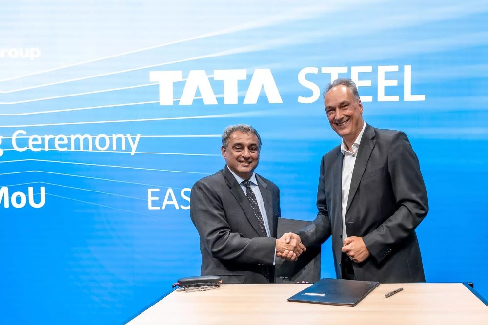 An agreement of understanding between the SMS Group and Tata Steel to remove carbon from blast furnaces