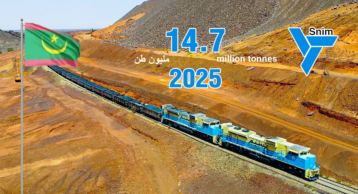“سنيم” تحقق رقم قياسي في انتاج خام الحديد عام 2025