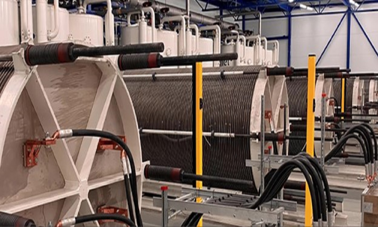 Providing the world's first green hydrogen plant with an electric steel heating system