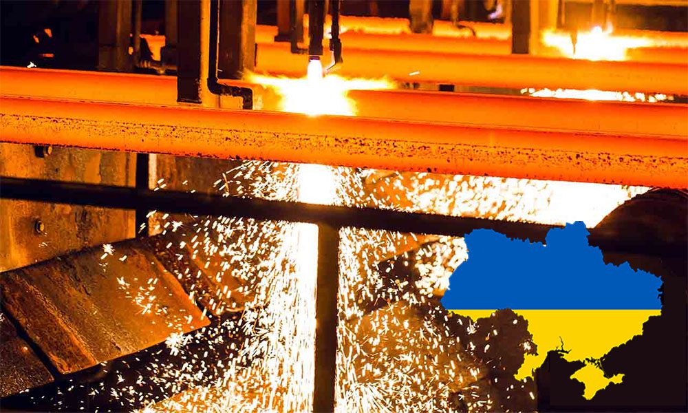 Ukraine's steel output down 62.1% in January-July 2022