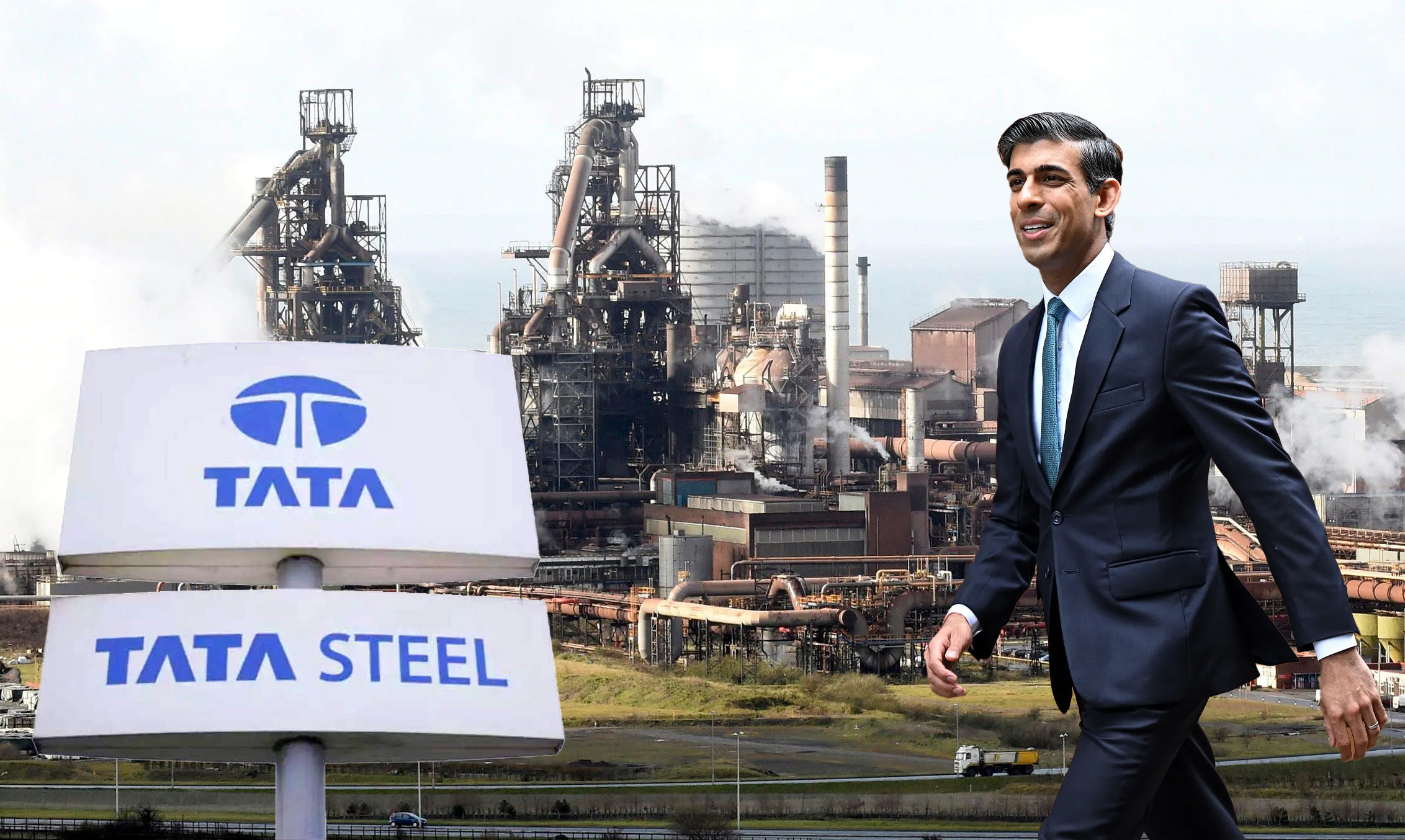 Tata Steel has signed a contract to build an electricity network to operate the electric arc furnace in Port Talbot.